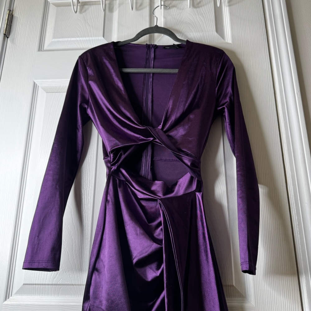 Formal Cocktail Long Sleeve Dress